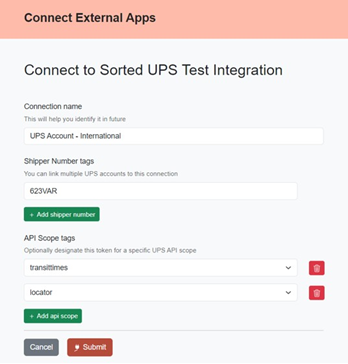 Connect to Sorted